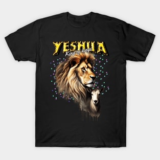 Yeshua King of kings, Christian, bootleg, 90s design T-Shirt